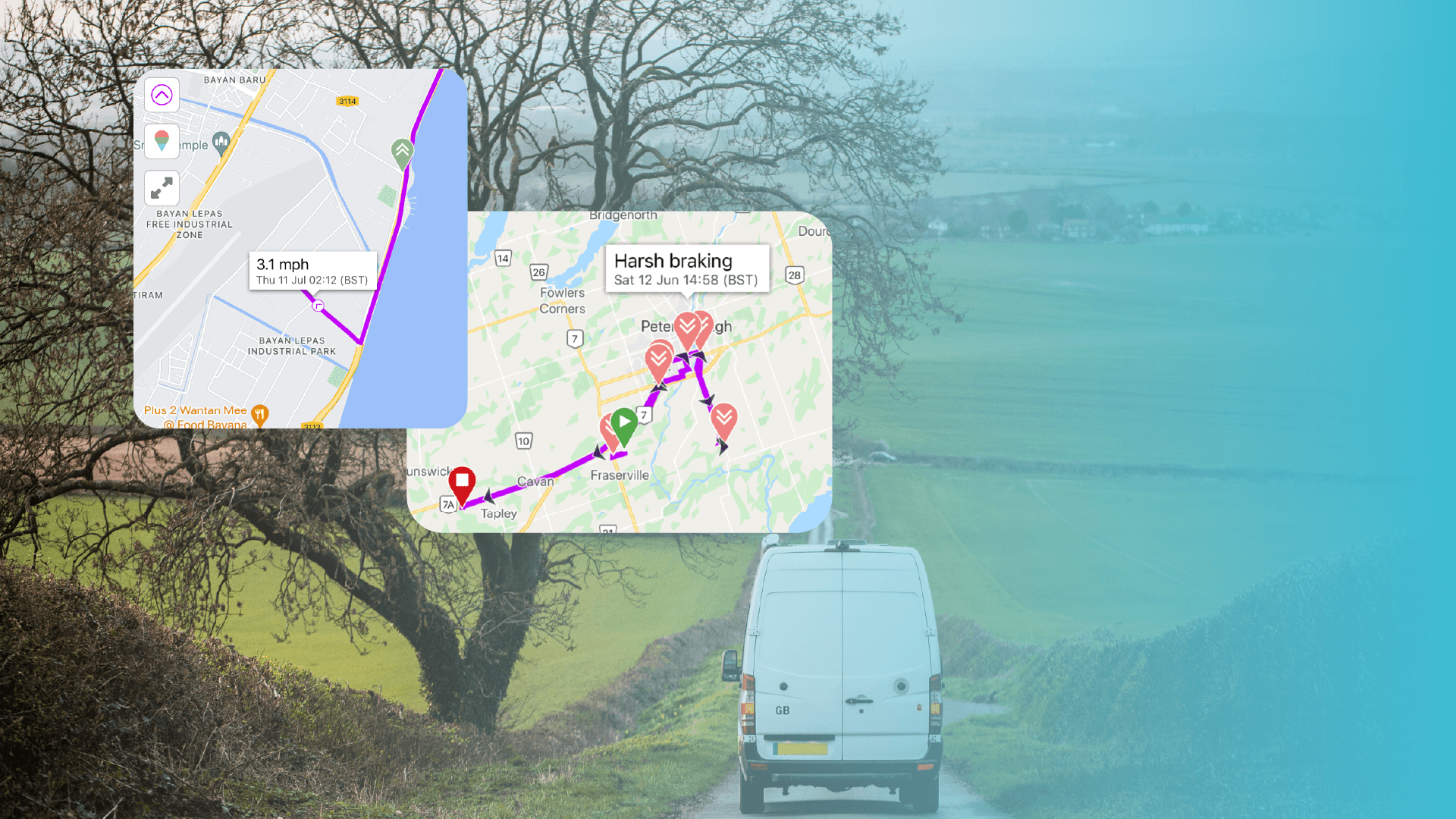 Track Driver Behavior